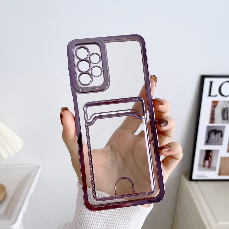 Luxury Plating Card Pocket Samsung Phone Case (3)