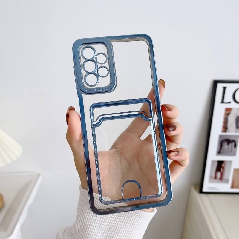 Luxury Plating Card Pocket Samsung Phone Case Cover