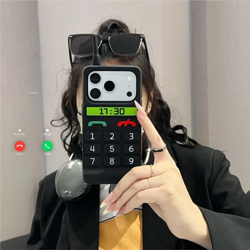 Retro Cell Phone iPhone Case with Antenna Retro Cell Phone iPhone Case with Antenna