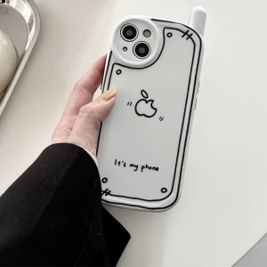 Retro Mobile iPhone Case with Antenna
