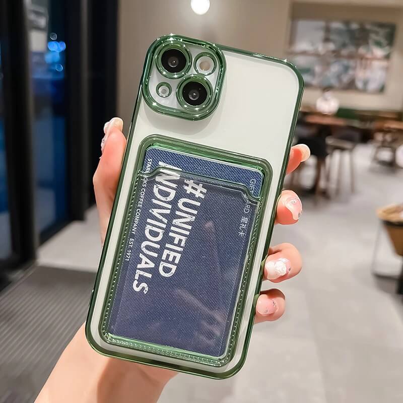 Shockproof Clear iPhone Case with Polaroid Slot