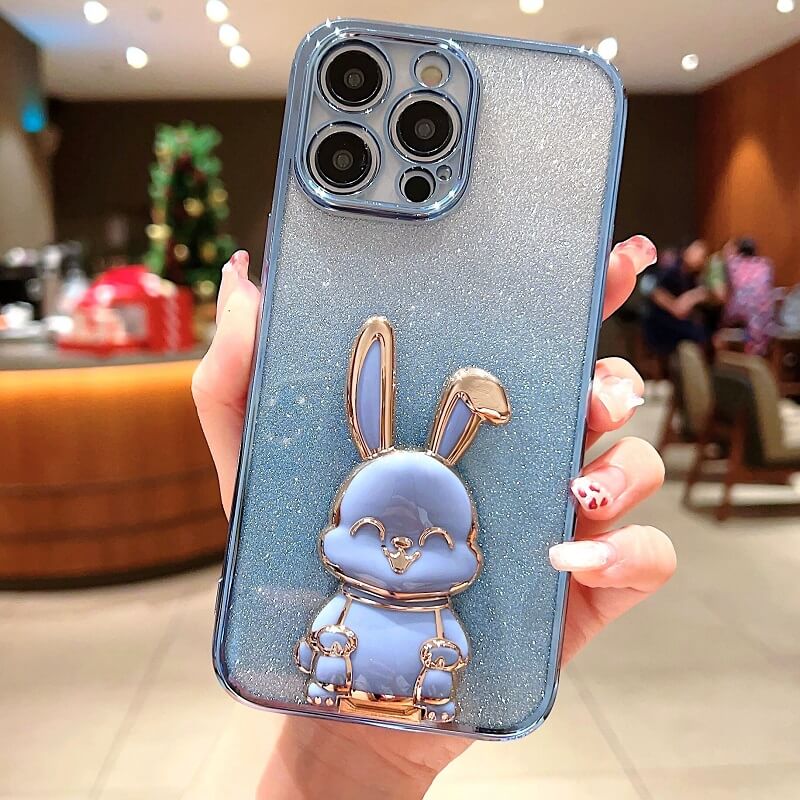 Shockproof Glitter Rabbit IPhone Case Cover