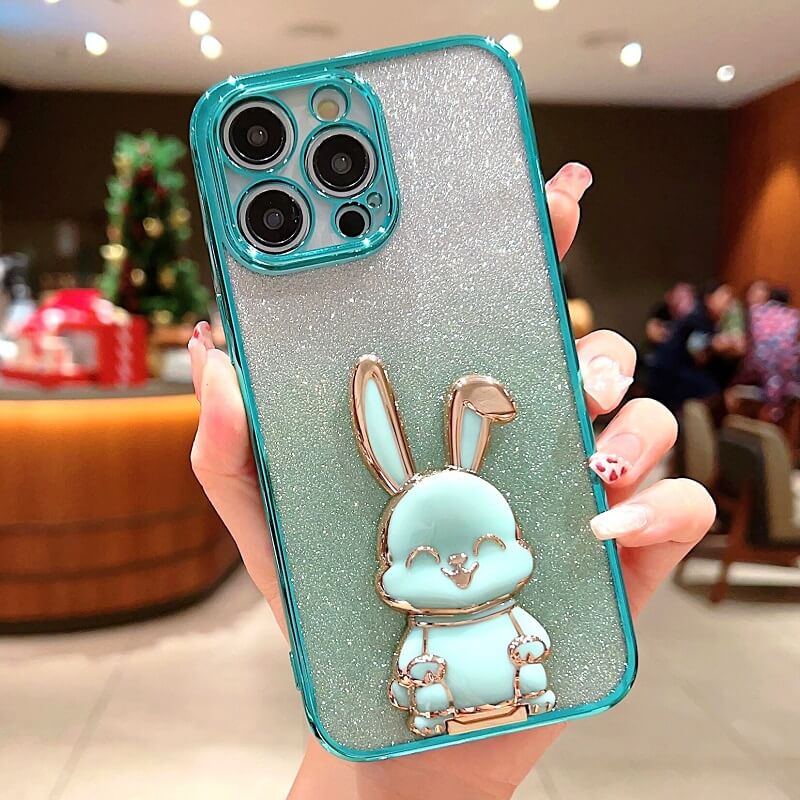 Shockproof Glitter Rabbit Phone Case