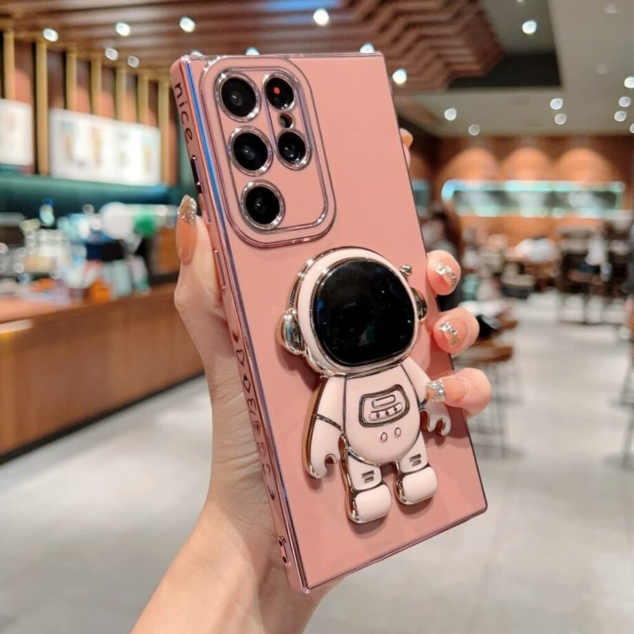 3D Astronaut Samsung Phone Case with Holder
