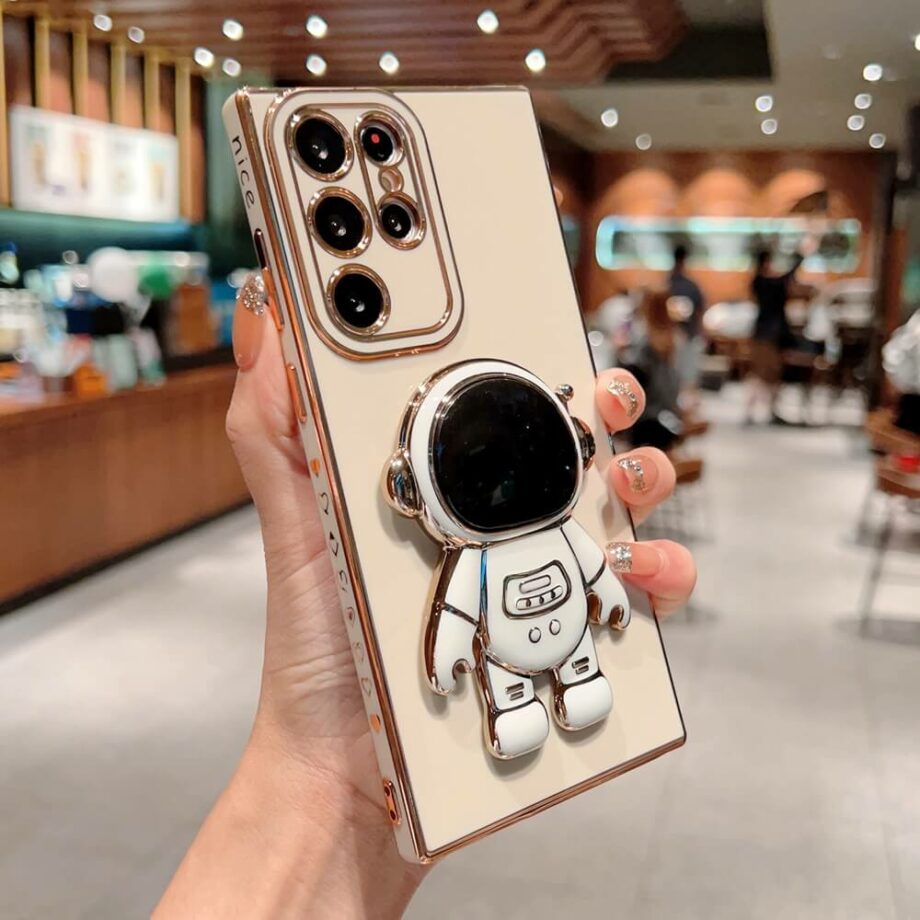 Astronaut Phone Case with Folding Holder