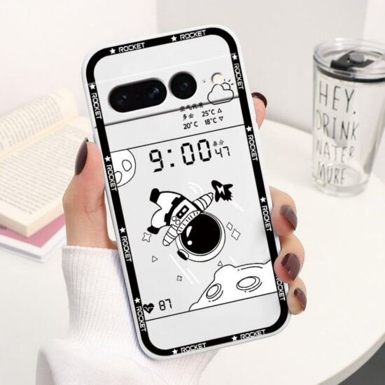 Astronaut in Space Google Pixel Case