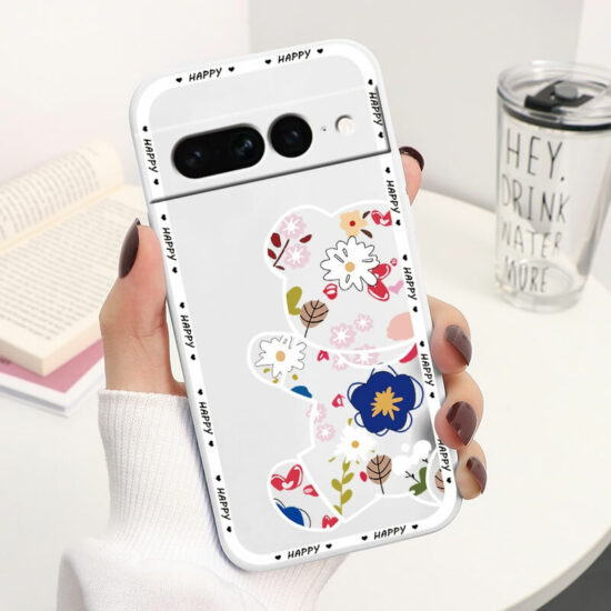 Bear Flower Google Pixel 7 Case