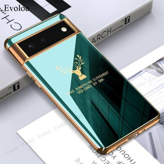 Green Elk Head Phone Case