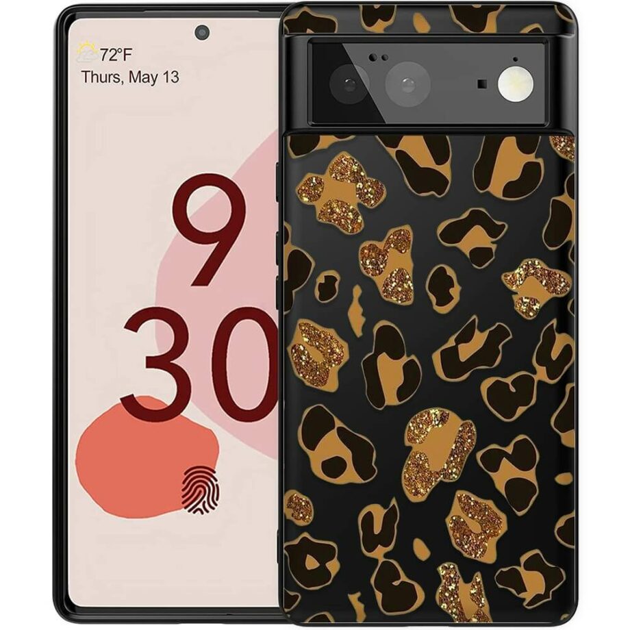 Leopard Print Silicone Google Pixel Case Cover (1)