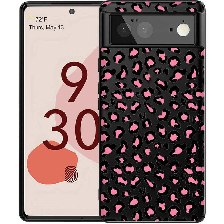 Leopard Print Silicone Google Pixel Case Cover (3)