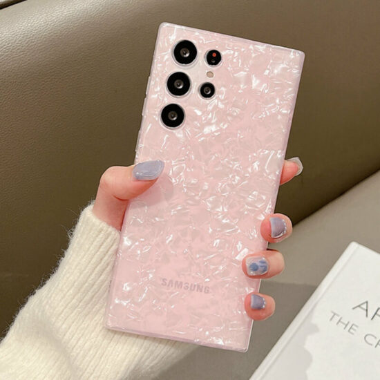 Pearl Glitter Soft Gel Silicone Samsung Case