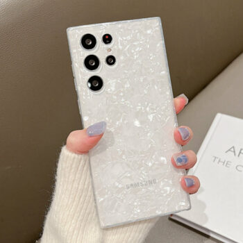 Pearl Glitter Soft Gel Silicone Samsung Phone Case