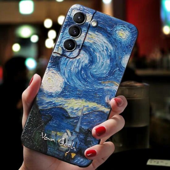 van gogh house painting Samsung Case (2)