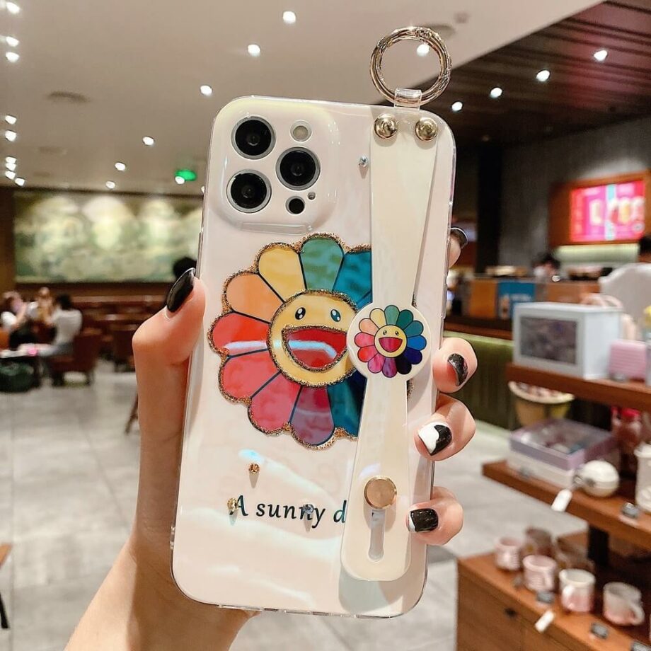 Takashi Murakami Phone Case with Hand Strap