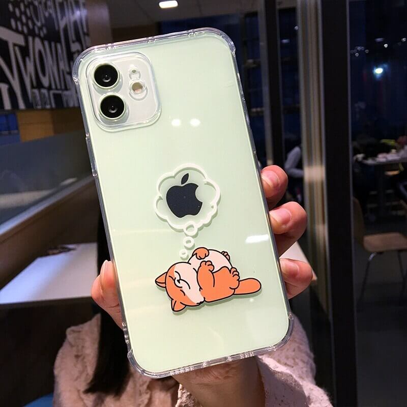 Sleeping Shiba Inu iPhone Case