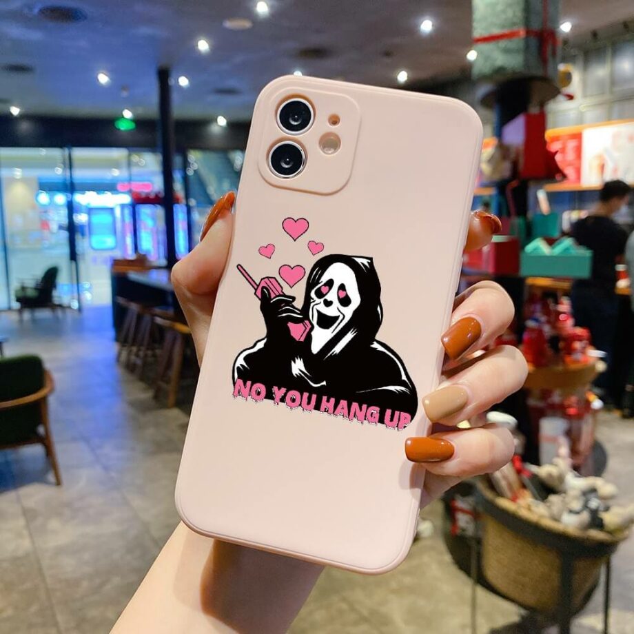 No You Hang Up Ghost Face iPhone Case