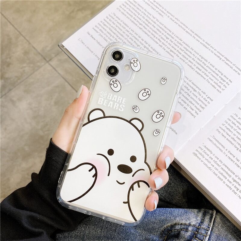 We Bare Bears Clear Silicone Phone Case - Waw Cases