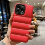 Red Down Jacket Cases Phone Cover