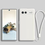 White silicone Google Pixel Case