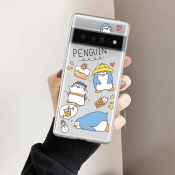 baby penguin google pixel phone case