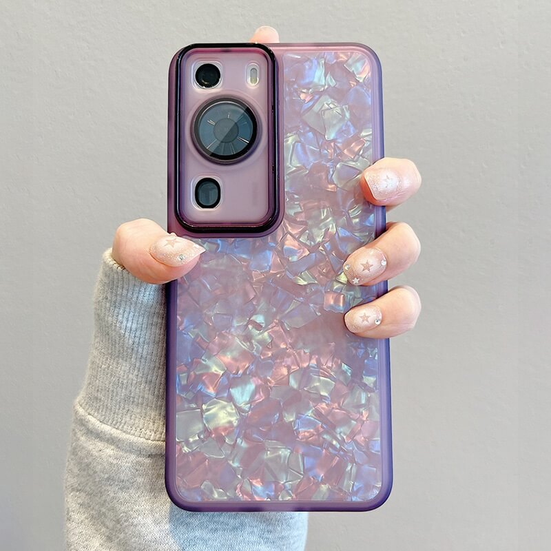 Pearl Glitter Silicone Huawei Phone Case