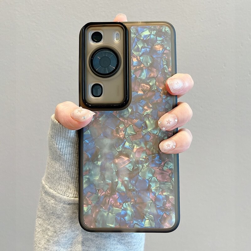Pearl Glitter Soft Silicone Huawei Phone Case