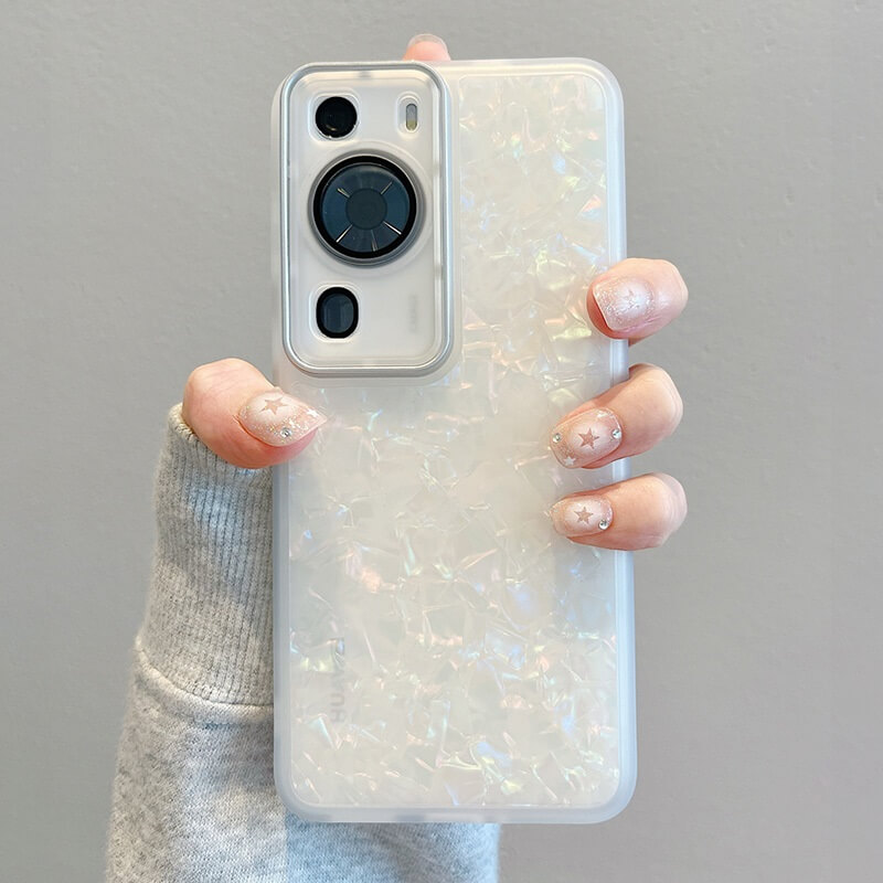 Pearl Sparkling Glitter Silicone Huawei Case