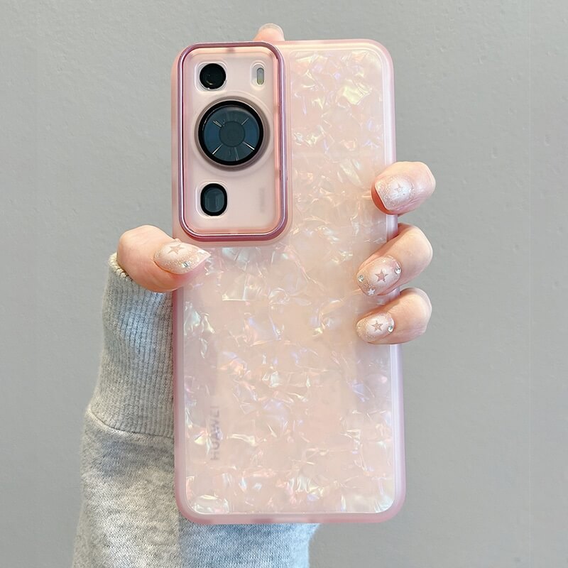 Pearl Sparkling Glitter Silicone Huawei Phone Case