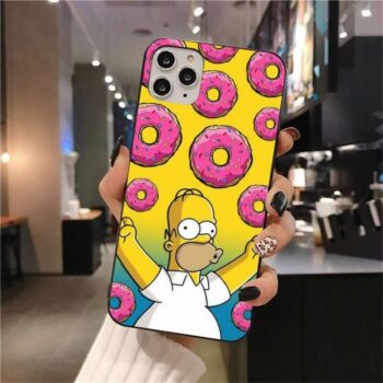 Simpsons donut iPhone Case