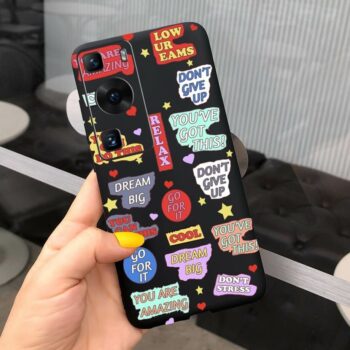 Cute Stickers Huawei Phone Case