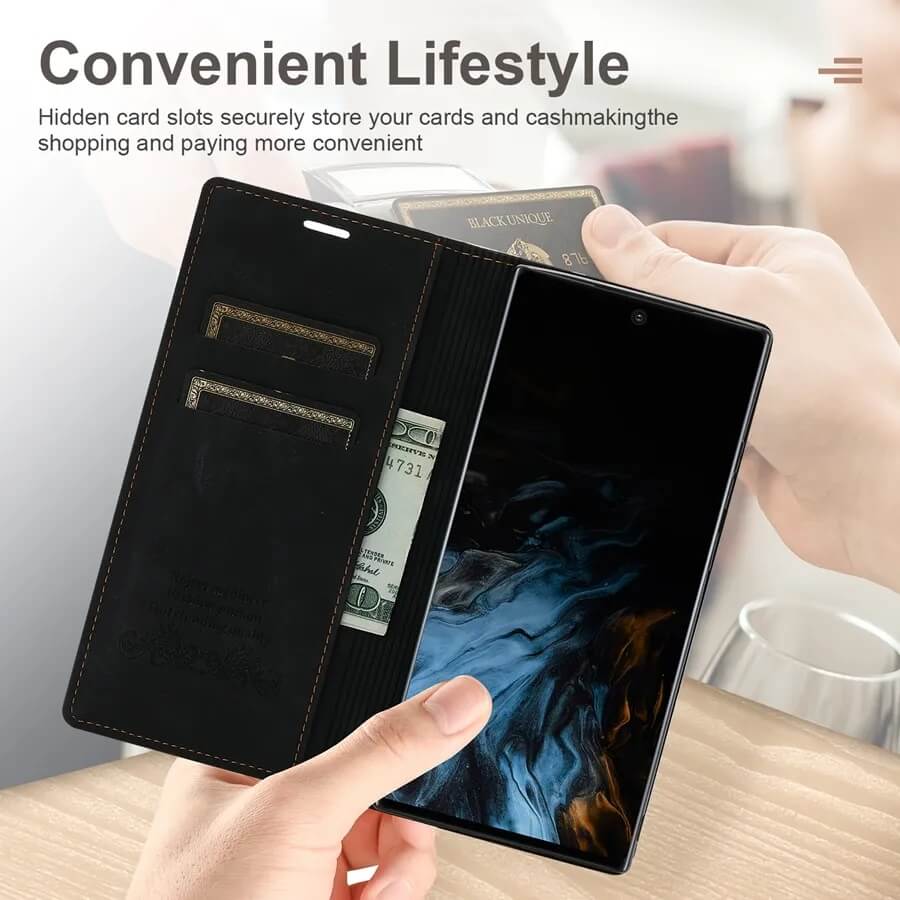 Flip Vegan Leather Wallet Case for Google Pixel 8 Series.