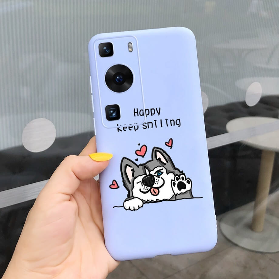 Keep Smiling Cat Huawei Phone Case