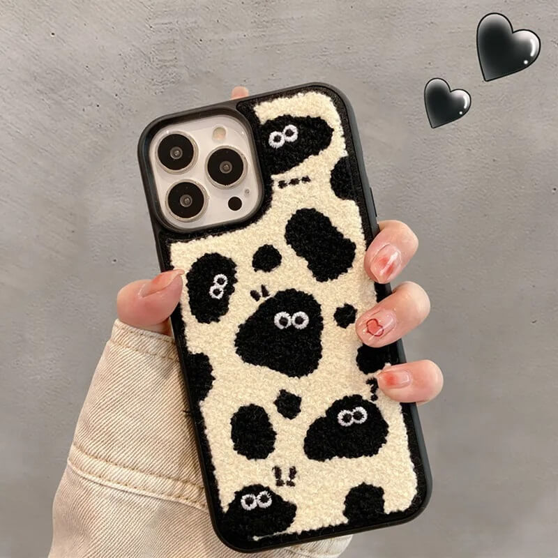 Black White Ghost iPhone Case