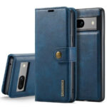 Blue Detachable Magnetic Wallet Case for Google Pixel 8