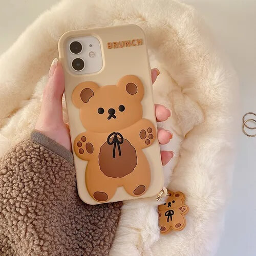 Brunch Bear iPhone Case With Charm