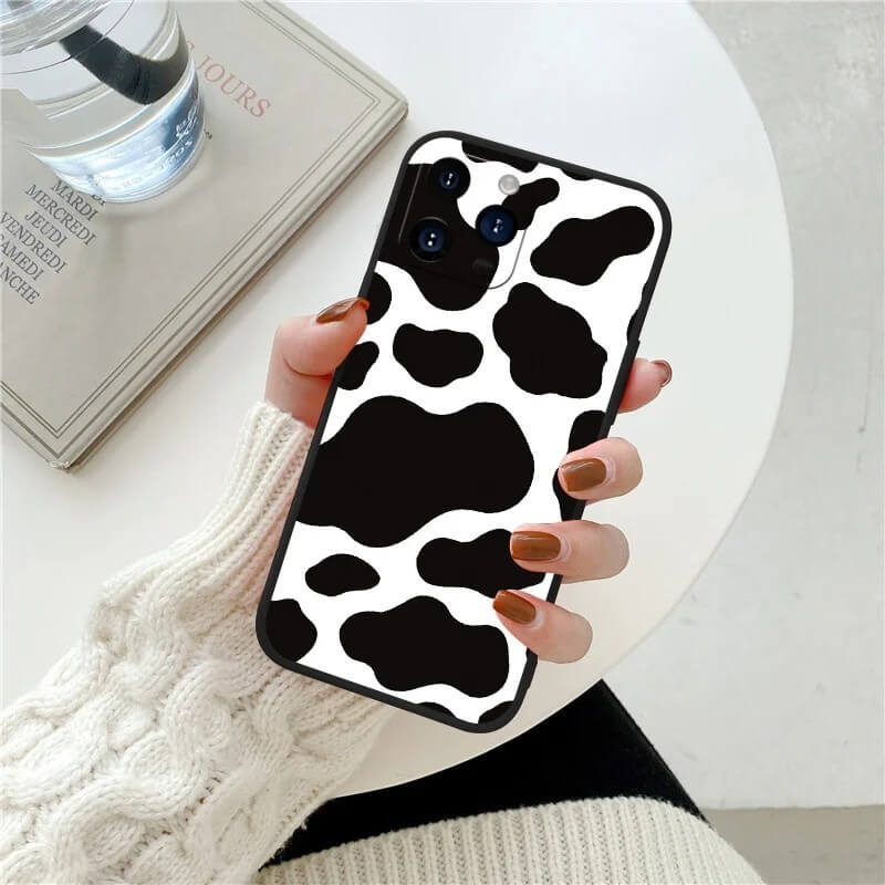 Cow Print Phone Case for iPhone 15 series