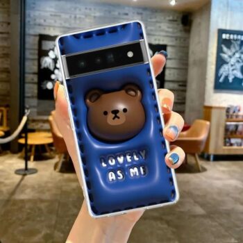 Cute 3D Bear Google Pixel Case