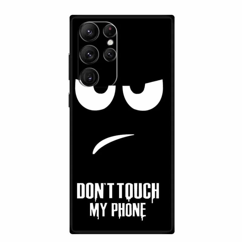 Don't Touch My Phone Case for Galaxy S24 Series