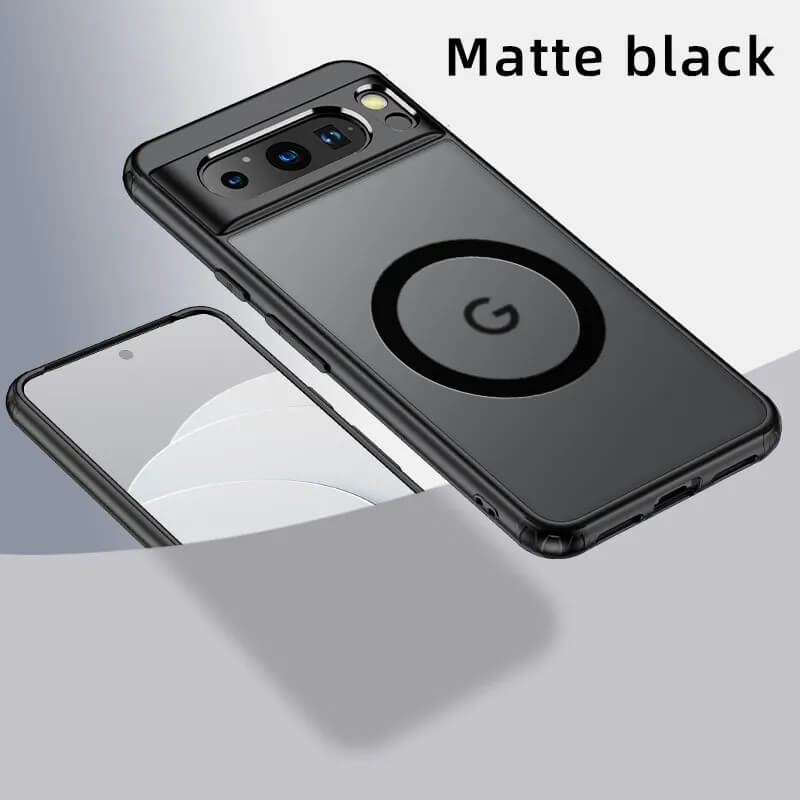 Matte Black Shockproof Magsafe Phone Case