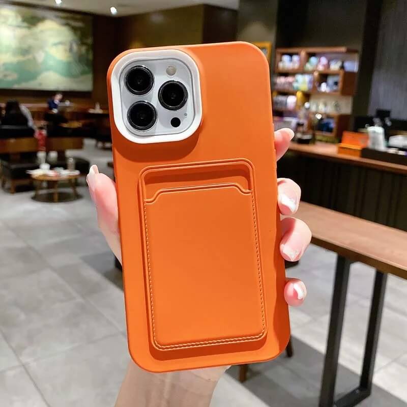 Orange Dual color silicone case