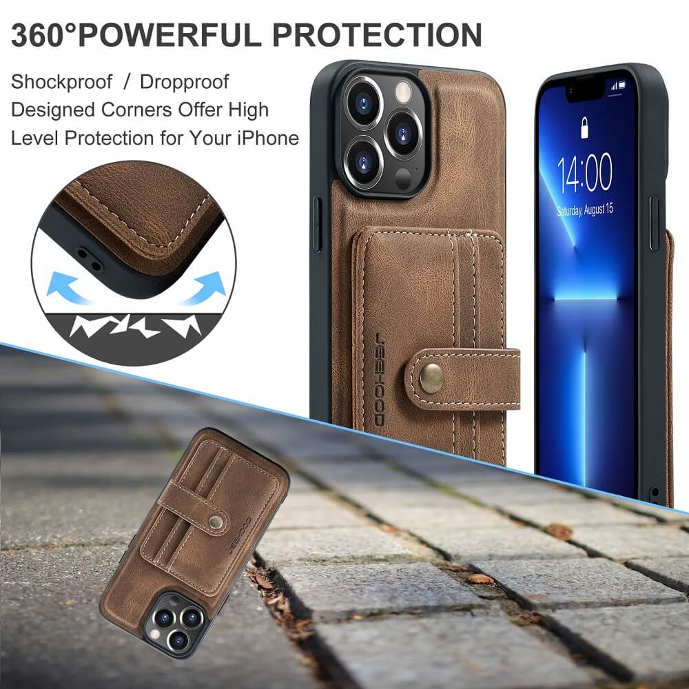 Shockproof and dropproof wallet case