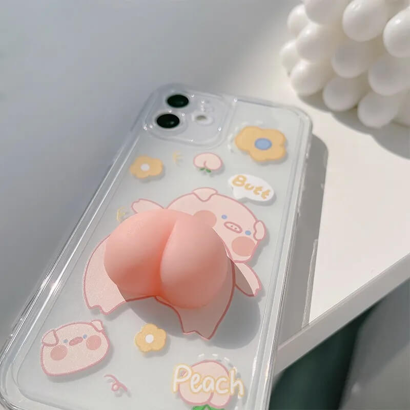 Squishy 3D Pig Phone Case