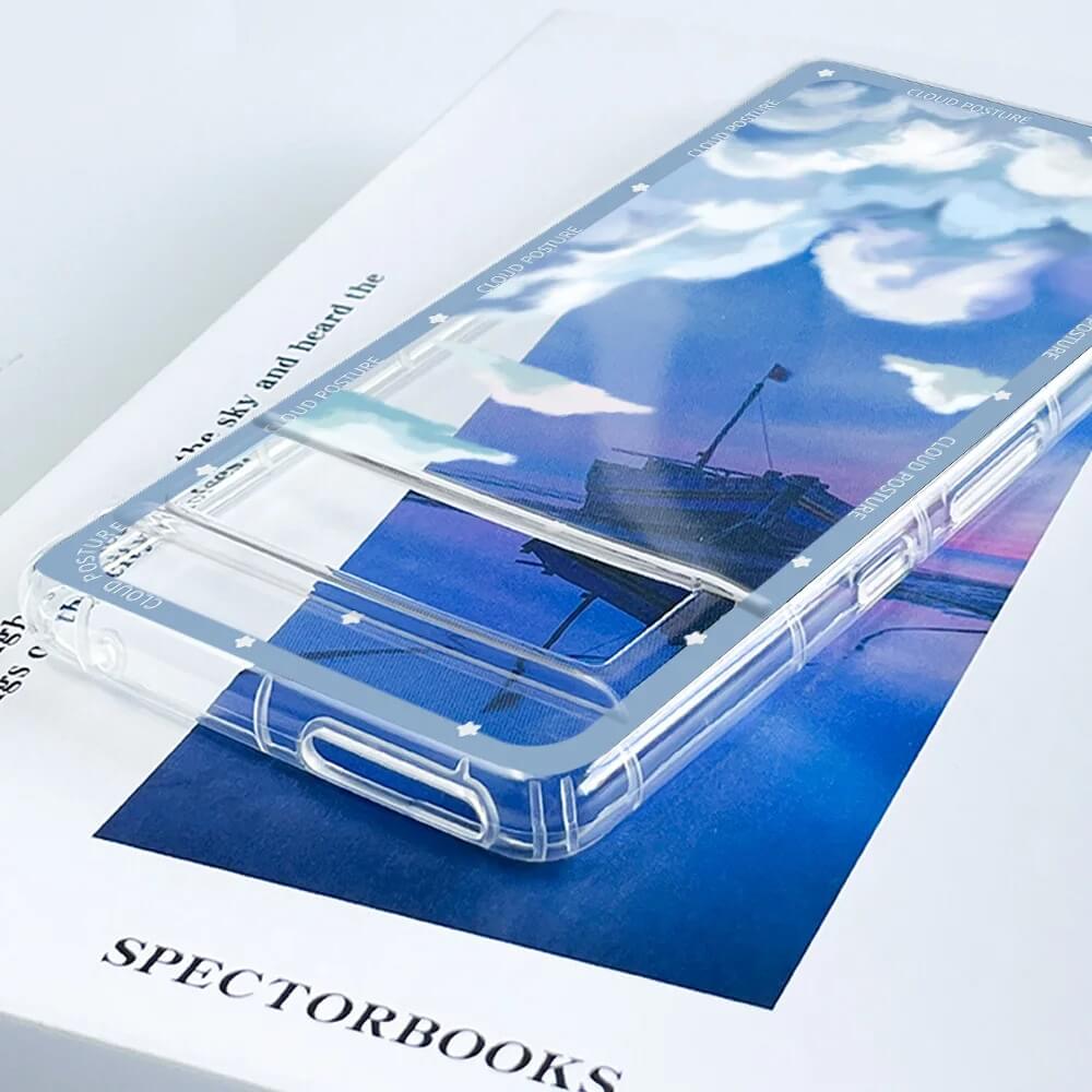 Transparent Cloud Case for Google Pixel 8,7,6 series