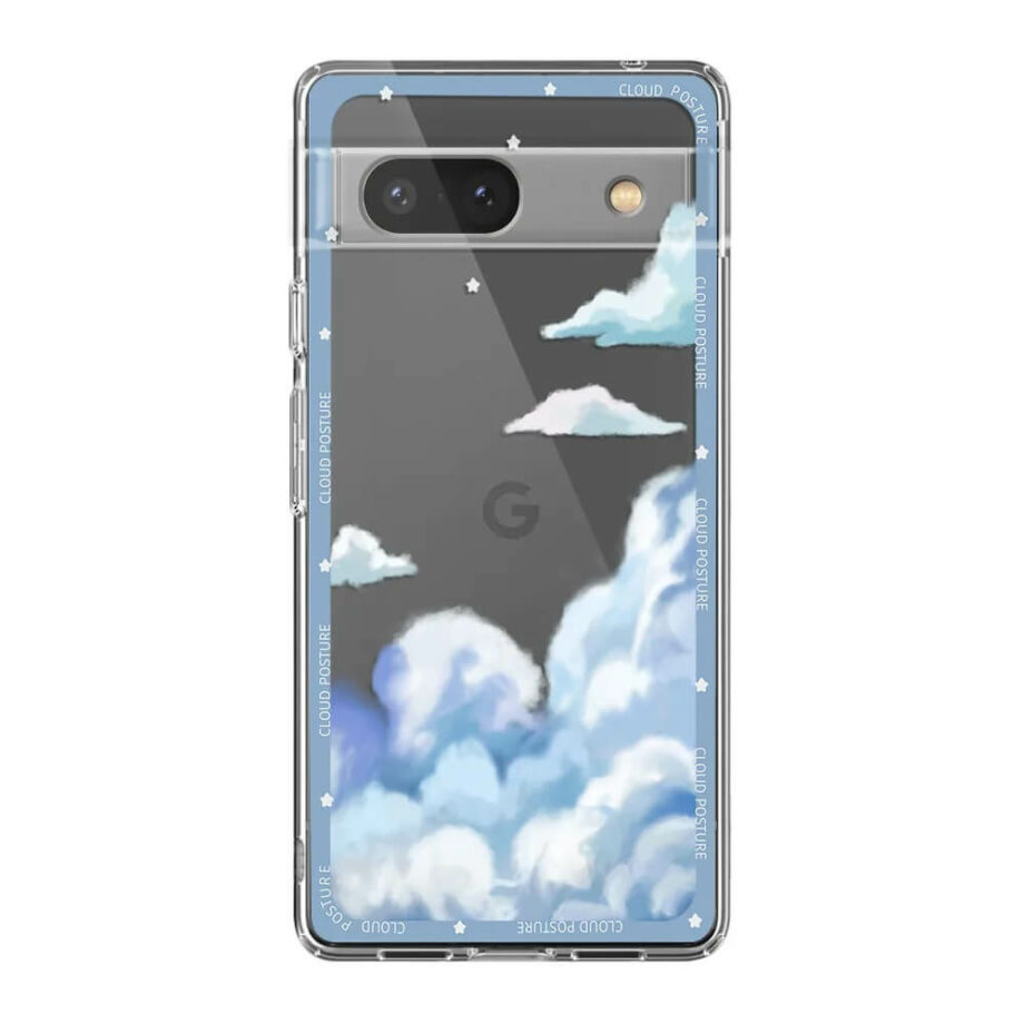 Transparent Cloud Case for Pixel 8,7,6 series