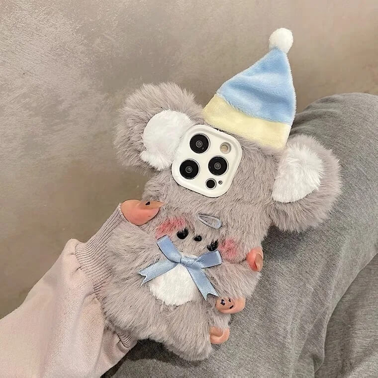 Baby Soft Plush Koala iPhone Case