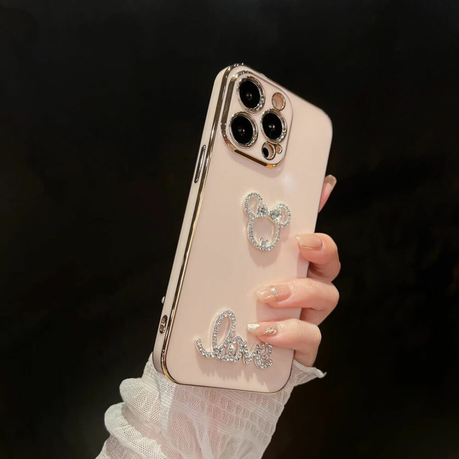 Diamond Bling Love iPhone Case