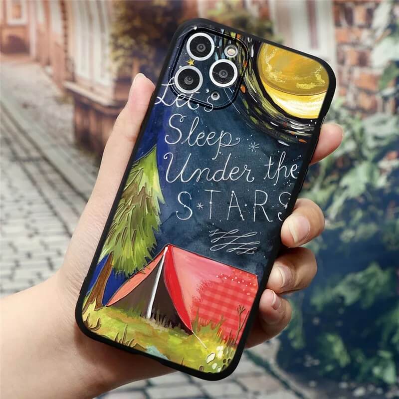 Let's Sleep Under the Stars iPhone Case