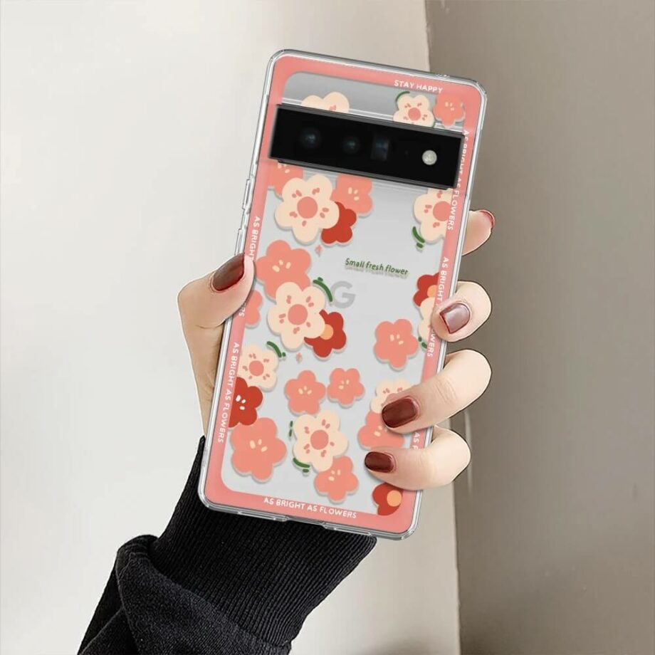 Small Fresh Flower Pixel Phone Case