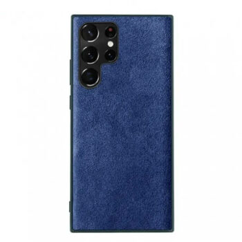 Alcantara Phone Case for Samsung S24 Series - Blue