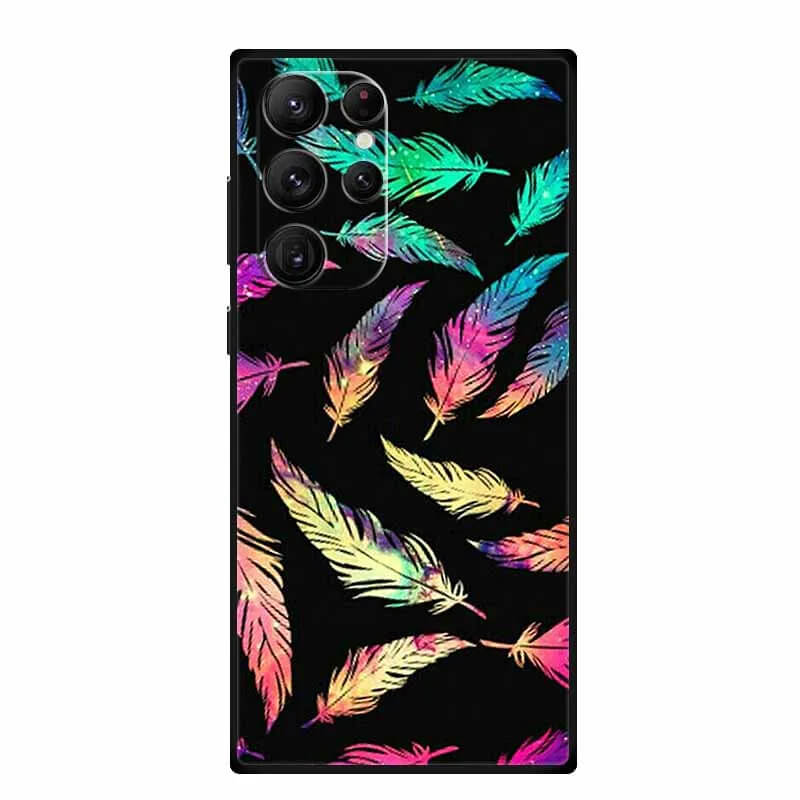 Bright Feathers Case for Samsung Galaxy S24 Series